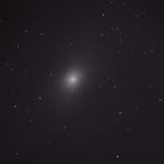 Andromeda-Galaxie M31, 57x13s (38x ISO3200, 19xISO6400), Canon EOS 1200D, 90mm Maksutov